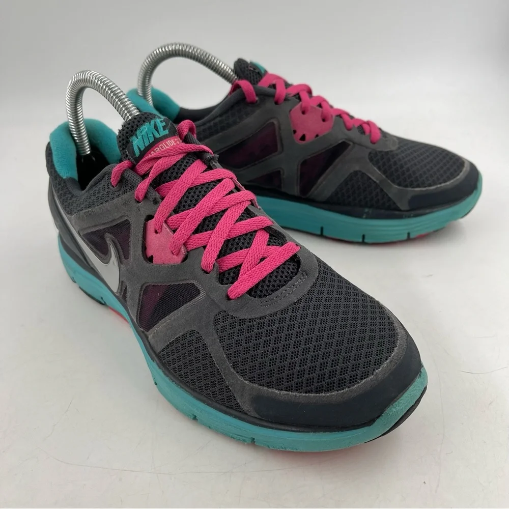 🥾 Nike Lunarglide 3 Grey Pink Running Shoes - Size 7.5 Women’s